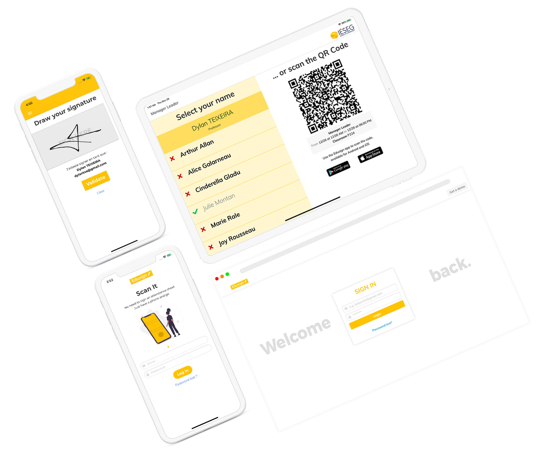 edusign équipements